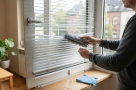Jalousien und Lamellen schnell entstauben, ohne jede einzeln abzubauen