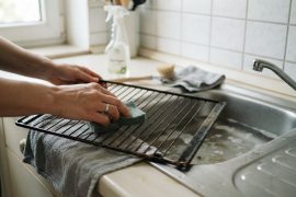 Backofenrost reinigen, ohne stundenlang zu schrubben