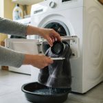 Flusensieb der Waschmaschine reinigen