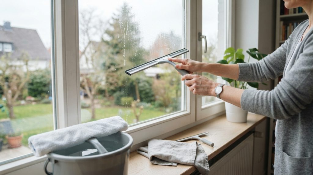 Fenster streifenfrei putzen