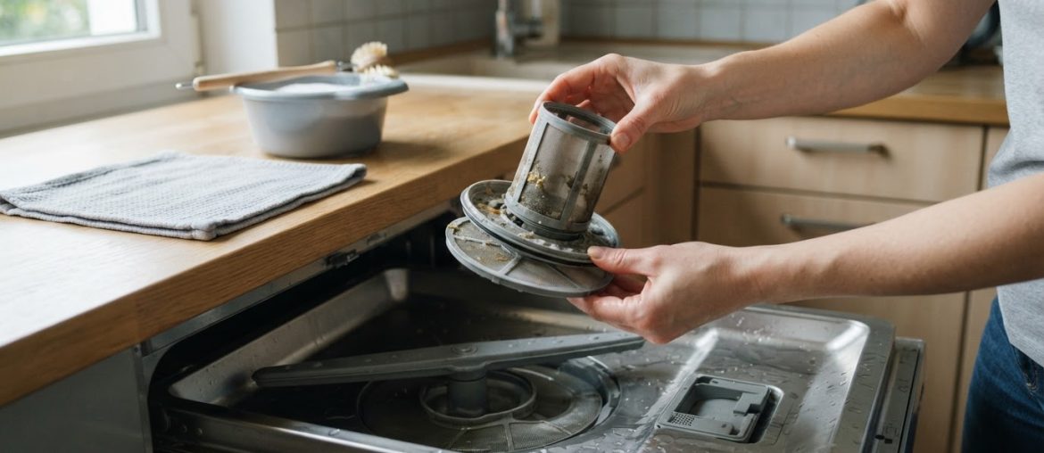 Spülmaschinenfilter reinigen