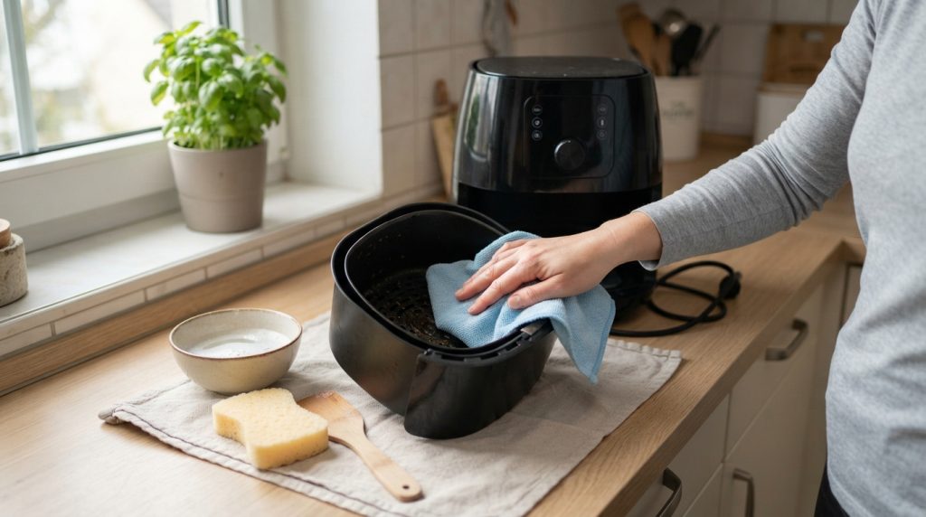 Heißluftfritteuse reinigen