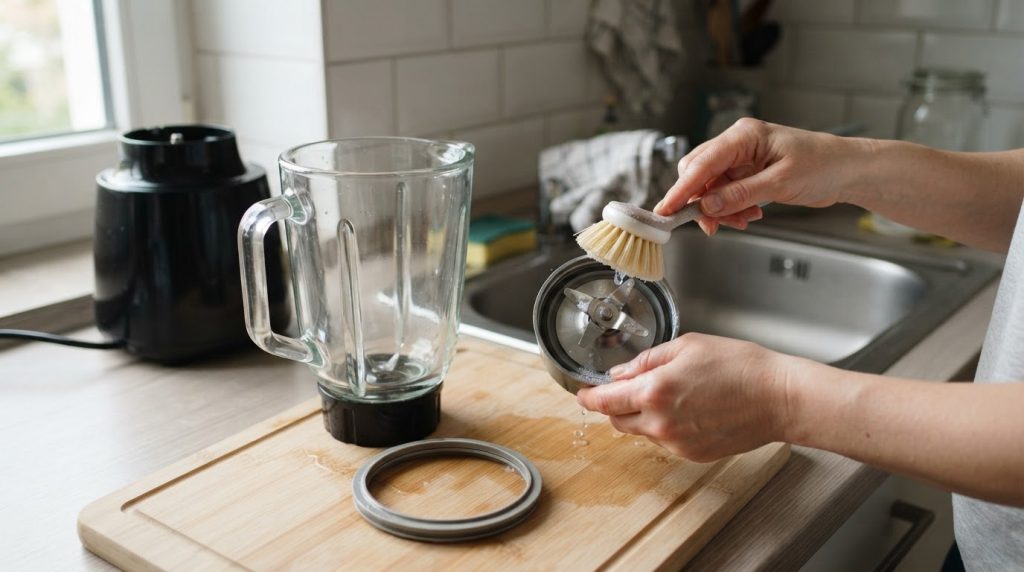 Standmixer richtig reinigen: Messerblock und Dichtung sicher behandeln Standmixer richtig reinigen