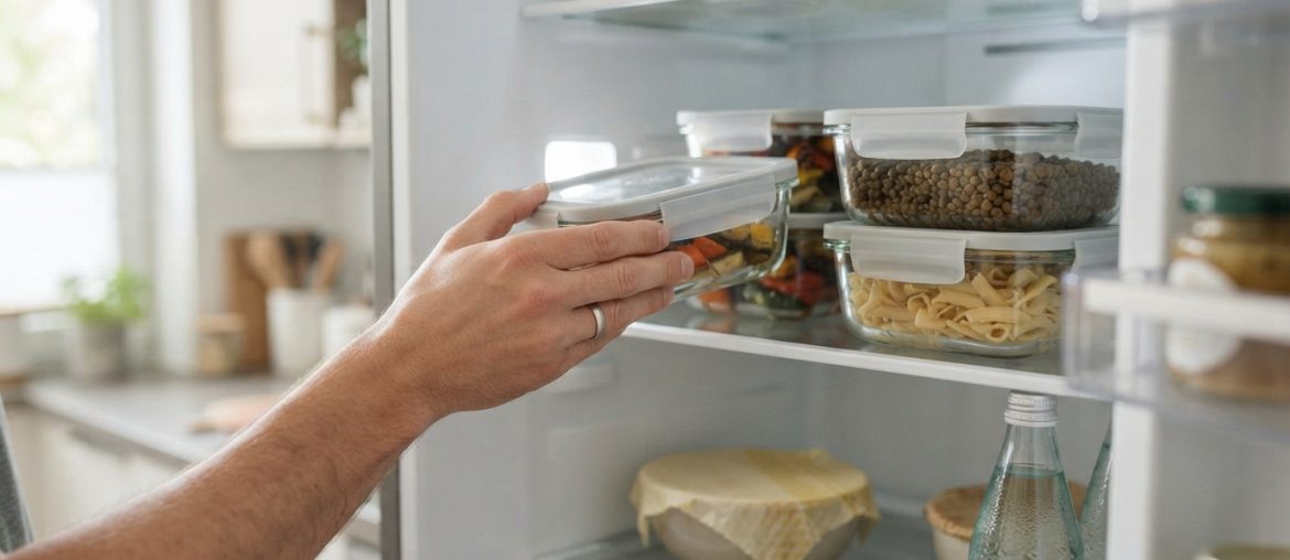 Essensreste im Kühlschrank beschriften