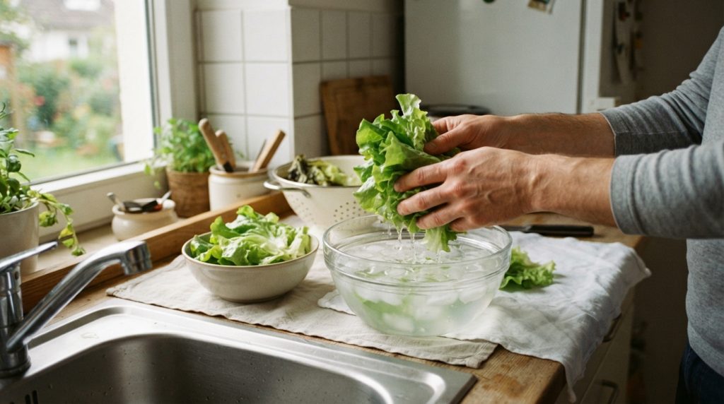 Welken Salat wieder knackiger machen und künftig besser lagern