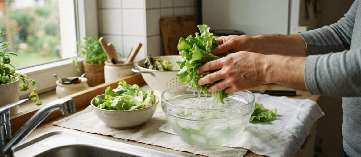 Welken Salat wieder knackiger machen und künftig besser lagern