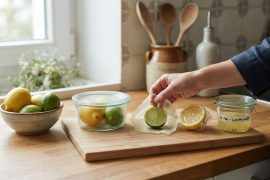 Zitronen und Limetten aufbewahren