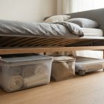 Platz unter dem Bett sinnvoll nutzen, ohne eine Staubkammer zu bauen