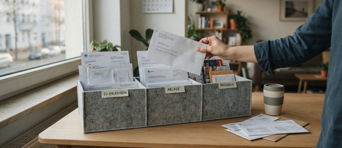 Papierkram in 15 Minuten pro Woche sortieren