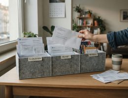 Papierkram in 15 Minuten pro Woche sortieren