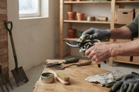 Gartengeräte nach der Saison reinigen und trocken einlagern